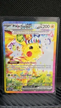 Pokemon Pikachu ex 238/191 Special Illustration Rare SIR Surging Sparks - Image 1