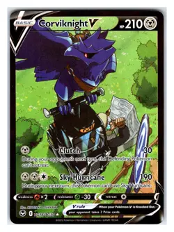 Pokemon TCG - Corviknight V - SWSH12: Silver Tempest Trainer Gallery TG18/TG30 U - Image 1