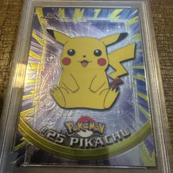 PSA 8 Topps Chrome Pikachu #25 2000 Topps Chrome Pokemon TV - Image 3