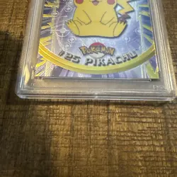 PSA 8 Topps Chrome Pikachu #25 2000 Topps Chrome Pokemon TV - Image 4