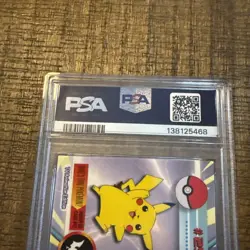 PSA 8 Topps Chrome Pikachu #25 2000 Topps Chrome Pokemon TV - Image 5