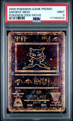2000 POKEMON GAME MOVIE POKEMON 2000 MOVIE ANCIENT MEW PSA 9 - Image 1