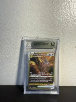 Pokemon Crown Zenith Origin Forme Dialga Vstar GG68 Beckett 9.5 Gem Mint - Image 1