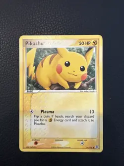 Pikachu - 74/112 - Common MP, English Pokemon EX FireRed & LeafGreen - Image 1