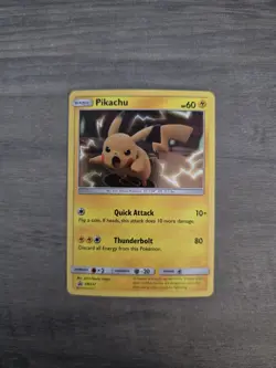 Pokemon TCG Pikachu SM227 Black Star Promo Sun & Moon Holo 2019 - Image 2