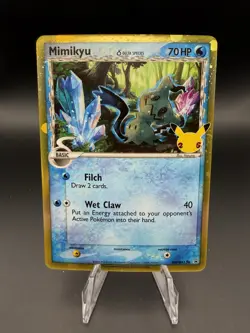 Pokemon TCG Mimikyu SWSH136 Black Star Promo Celebrations Collection NM - A71 - Image 1