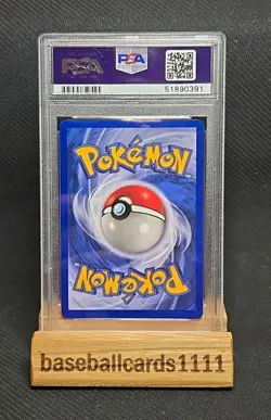 1999 POKEMON FOSSIL 1ST EDITION #7 HITMONLEE HOLO PSA 9 MINT P1 - Image 2