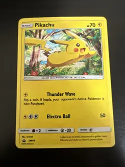 Pokemon TCG Pikachu Holo Promo SM04 MP (General Mills Promo) - Image 1