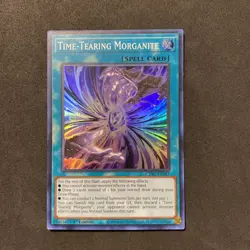 *** TIME-TEARING MORGANITE *** SUPER RARE 1ST EDITION MINT/NM CYAC-EN067 YUGIOH! - Image 1