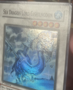 Yugioh: Sea Dragon Lord Gishilnodon - RGBT-EN044 - Super Rare - 1st Edition - LP - Image 3