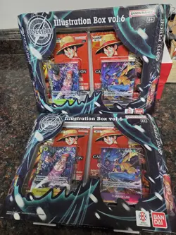 One Piece Illustration Box Vol 6 Lot Of 2 Sealed - Image 1
