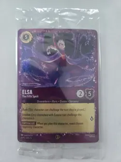 Disney Lorcana Elsa - The Fifth Spirit 6 Promo Cards Holo Promo - Image 1
