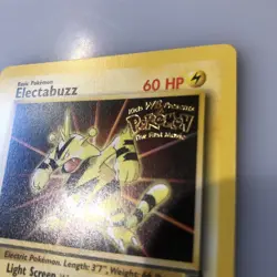 Electabuzz #2 (WB Kids Stamped) Black Star Movie Promo Vintage Pokemon TCG Card - Image 1