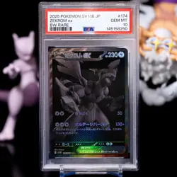 PSA 10 Zekrom ex BWR 174/086 SV11B Black Bolt 2025 Pokemon Card Japanese - Image 1