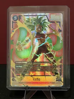 Kefla FB08-034 Alternate Art Saiyan's Pride Dragon Ball English Card Fusion Worl - Image 1