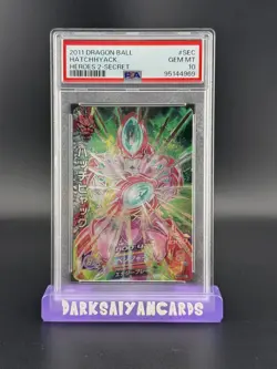 PSA10 Dragon Ball Heroes H2-SEC LC Hatchyack Japan Trading Card - Image 1