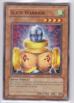 JP) Yugioh - Konami - Yu-Gi-Uh! - Slate Warrior - SD8-EN005 - Trading Card - Image 1