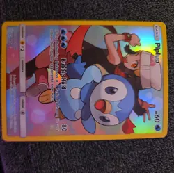 Pokemon TCG Piplup Holo Secret Rare Card Cosmic Eclipse 239/236 - Image 3