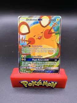 Dedenne GX 195a/214 – Alternate Full Art – Unbroken Bonds Pokemon Card NM/M - Image 1