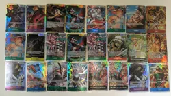 One Piece Full Art Foil Lot Of 24 Cards " The Azure Sea's Seven" - Image 1