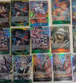 One Piece Full Art Foil Lot Of 24 Cards " The Azure Sea's Seven" - Image 3