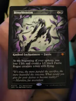 Bitterblossom (0133) Special Guest Enchantment Regular Faerie MTG - Image 1