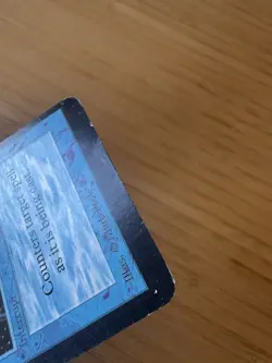 MTG Alpha Counterspell heavily played Off-center Misprint Error Miscut - Image 3