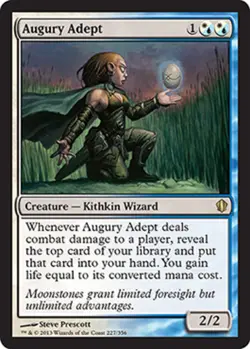 1 x Augury Adept - Commander 2013 - NM-Mint - MTG - Image 1