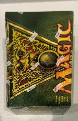 1997 Magic the Gathering Visions Booster Box Factory Sealed MTG - Image 2