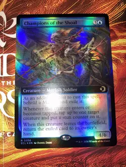 Champions of the Shoal (Extended Art) Lorwyn Eclipsed Foil - Image 1