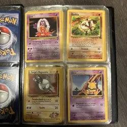 Pokemon Collection Binder Vintage Lot of 70 Cards Rares WoTC 1st Editions Etc - Image 2