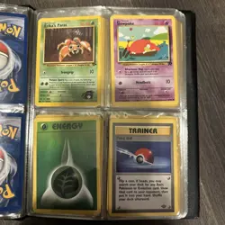 Pokemon Collection Binder Vintage Lot of 70 Cards Rares WoTC 1st Editions Etc - Image 5