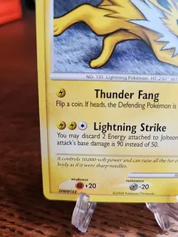 Jolteon 23/100 Majestic Dawn Regular Rare 2008 Pokemon TCG - Image 4