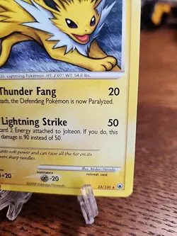 Jolteon 23/100 Majestic Dawn Regular Rare 2008 Pokemon TCG - Image 5