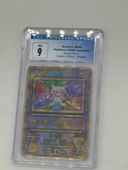 Ancient Mew Pokemon 1999 Japanese Movie Promo Version 1 Error Nintedo CGC 9 Mint - Image 2