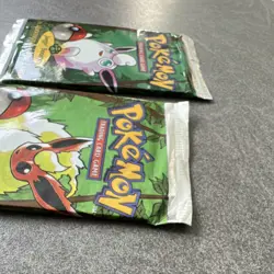 2 Pokemon TCG Jungle Booster Packs Wigglytuff & Flareon Art WOTC Sealed - Image 4