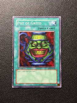 Pot of Greed Mixed Editions Common Mixed Sets Yu-Gi-Oh Card - Image 1