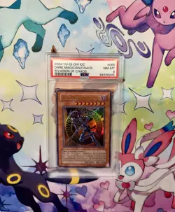 2004 Yugioh Dark Magician Of Chaos PSA 8 NM-MT Unlimited IOC-065 - Image 1