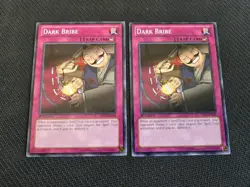 2x Dark Bribe x2 YS13-EN040 Common 1st Edition NM Yugioh - Image 1