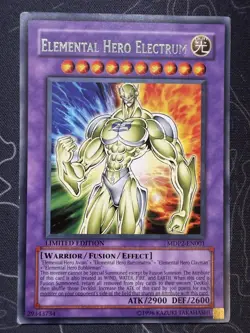Elemental Hero Electrum MDP2-EN001 McDonald's Promo Series 2 Limited Edition LP - Image 1