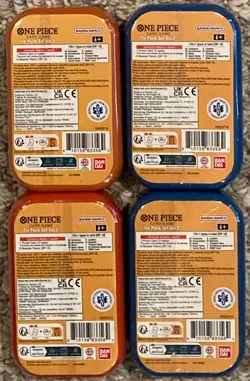 Lot of 4 One Piece Mini Tins OP-13 Factory Sealed New English - Image 2