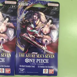 One Piece TCG The Azure Sea's Seven Factory Sealed Sleeved Booster OP-14 x2 - Image 3
