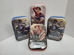 4x One Piece Mini Tin Vol 2 OP13 Factory Sealed English - Image 1