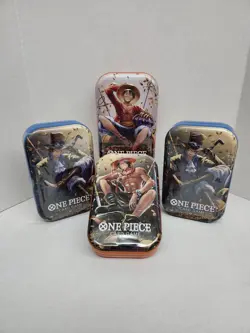 4x One Piece Mini Tin Vol 2 OP13 Factory Sealed English - Image 2