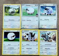 Wooloo Dubwool 6 Card theme lot - Image 1