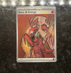 Blaziken Pokemon Custom Card Art Holo Foil - Image 1