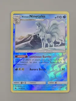 Pokemon TCG Guardians Rising - Alolan Ninetales GX 5 Card Holo Set (High Rarity) - Image 4