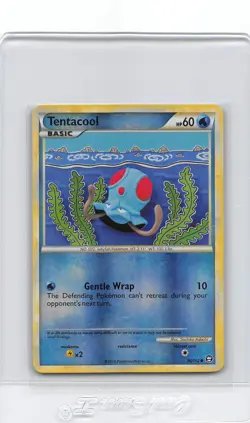 TENTACOOL 80/102 - REVERSE HOLO - COMMON - TRIUMPHANT - 2010 Pokemon Card - NM - Image 1