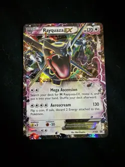 Pokemon TCG Shiny Rayquaza EX XY69 Promo Holo Card Near Mint Condition - Image 5