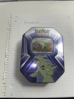 Pokemon Tyranitar Triple Whammy Collector Tin (3 Card Packs) New Factory Sealed - Image 1